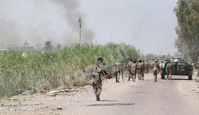 القوات العراقية تطهر منطقة زنكورة شمال الرمادي من 