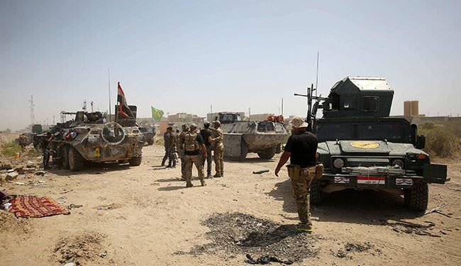 1600 متر تفصل القوات العراقية عن مركز الفلوجة