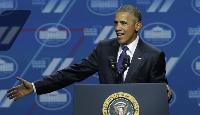 أوباما يتهم ساسة اميركان بالتواطؤ لصالح ارهابيين