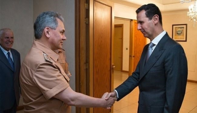 الرئيس الأسد يبحث مع وزير الدفاع الروسي محاربة الإرهاب +صور