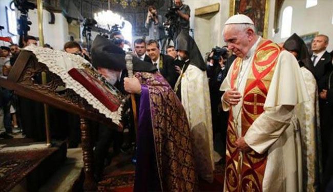 تركيا تتهم البابا فرنسيس باتباع العقلية 