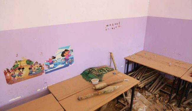 بالصور: مدارس اطفال الفلوجة أو ورش التفخيخ لداعش؟!