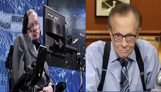 Greatest Risk to All :Larry King Asked Stephen Hawking