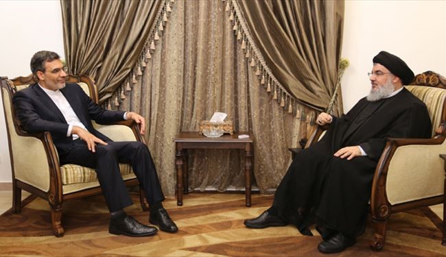 دیدار معاون وزیرخارجه ایران و دبیرکل حزب الله