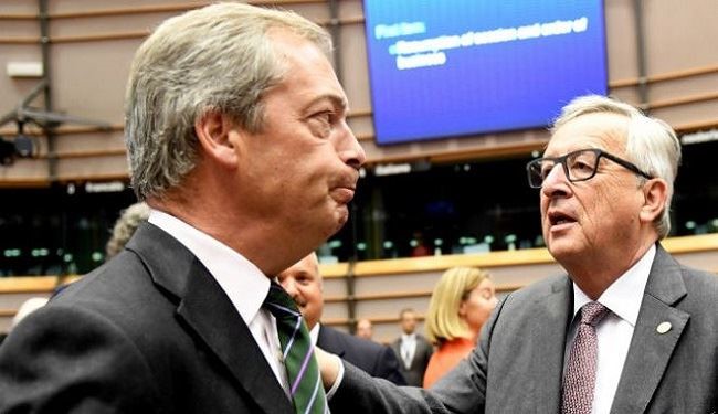 مشادة حادة في البرلمان الأوروبي حول خروج بريطانيا من الاتحاد