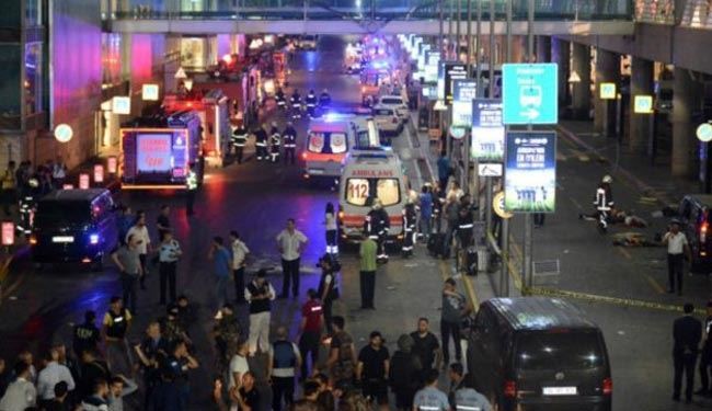 مرگ ۳۶ نفر در حملات انتحاری فرودگاه استانبول+عکس