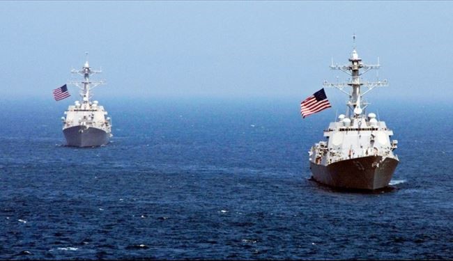 American Warships Sail near Chinese-Held Islands