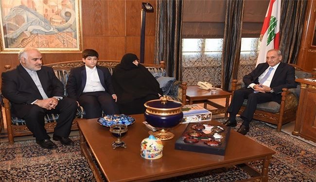 أسر الدبلوماسيين الايرانيين المخطوفين تلتقي رئيس البرلمان اللبناني