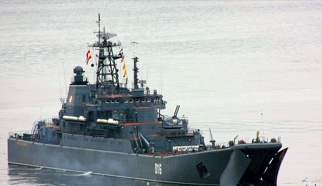 سفينة إنزال روسية ثالثة إلى سوريا في أقل من اسبوع!