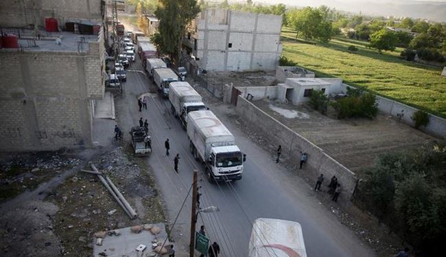 First Aid Convoy since June Enters Syria’s Homs: ICRC