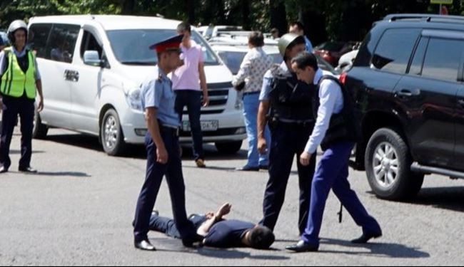 State of Red Level of Terror Threat in Almaty of Kazakhstan