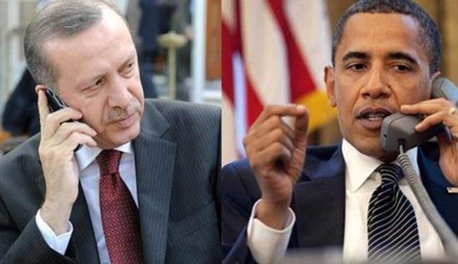 اوباما يعد اردوغان بالمساعدة في التحقيقات حول الانقلاب في تركيا