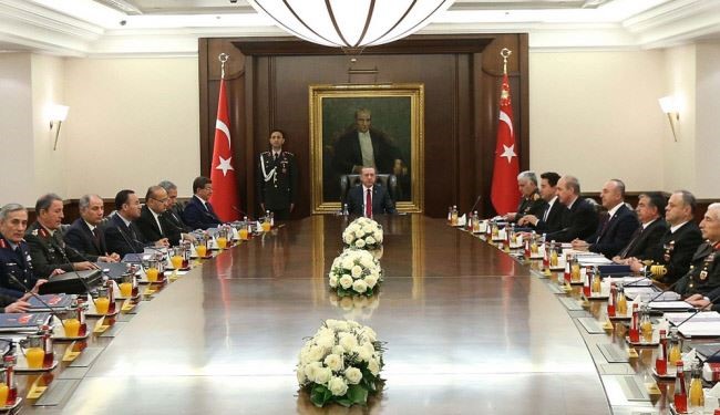 اجتماع لمجلس الأمن القومي التركي برئاسة أردوغان