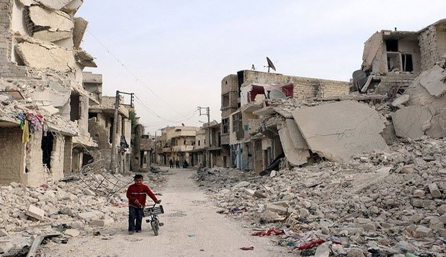 ضحايا بسقوط قذائف تحوي غازات سامة على حلب