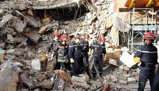 قتيل و19 جريحا في انهيار بناية في الدار البيضاء