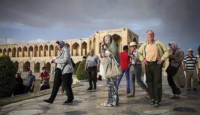 إرتفاع معدل السياحة الأجنبية في ايران
