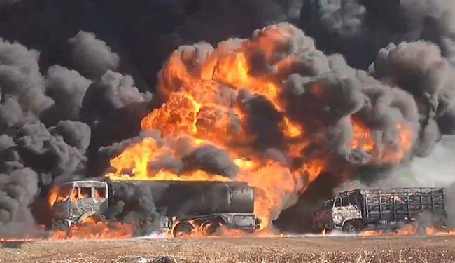 Dozens of ISIS Oil Tankers Destroyed in Syria Strike: Pentagon