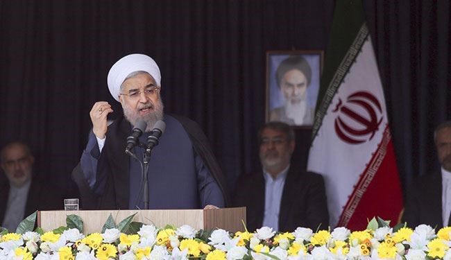 روحاني: الصهاینة وبعض الدول منزعجون من الاتفاق النووي