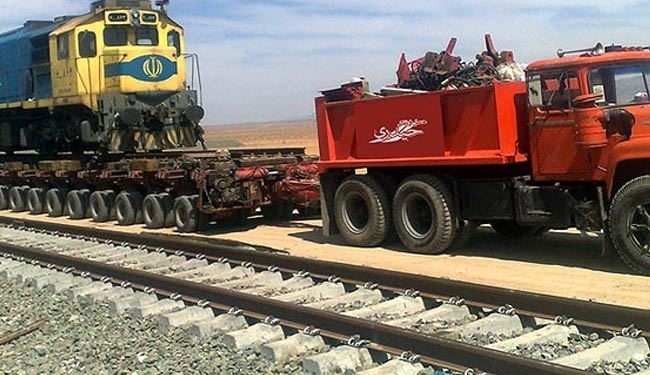 انجاز 65٪ من خط سكك الحدید بین إیران وأفغانستان