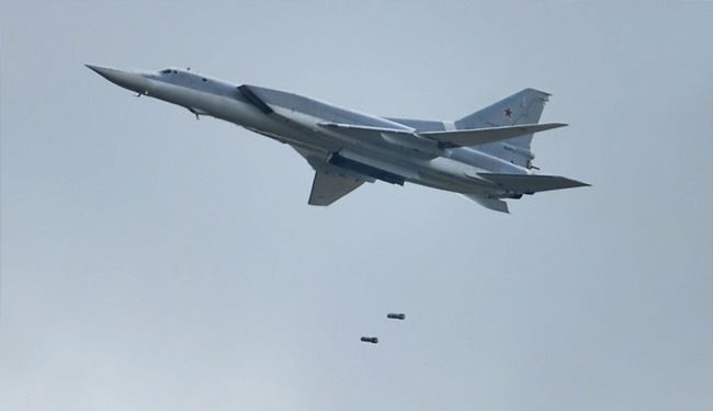 بمب افکن‌های دورپرواز روسیه،داعش‌ را بمباران کردند