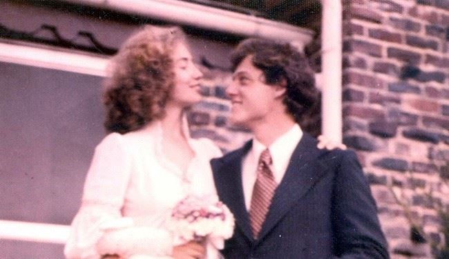 PHOTOS: Hillary Clinton's Cute Throwback Wedding Pic for Bill's 70th Birthday