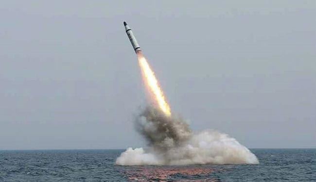 شلیک موفق موشک بالستیک اززیردریایی کره شمالی