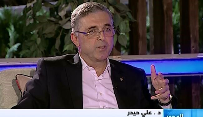 الوزير علي حيدر: اميركا اقتنعت بفشلها في سوريا