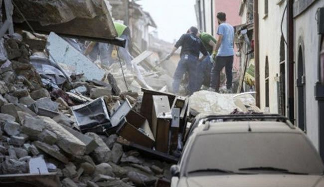 شمار کشته‌ های زلزله ایتالیا به ۱۶۰ نفر رسید+تصاویر