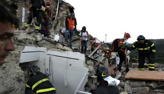 کشته های زلزله ایتالیا به 247 نفر رسید