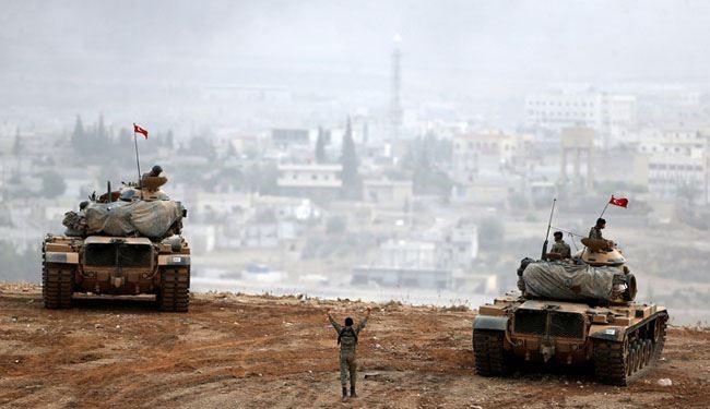 تركيا تقصف مواقع لمقاتلين اكراد في شمال سوريا