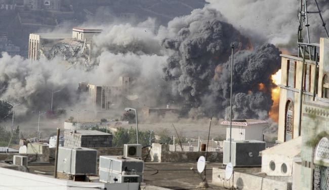 حملۀ گستردۀ سعودی ها به استان های مختلف یمن