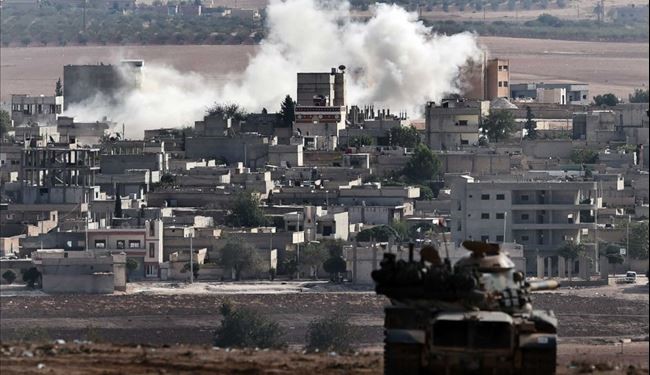 Turkish Tanks Returned to Kobane one Day After Kurdish Massive Protest
