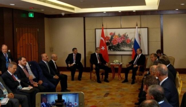 بوتين يجتمع مع أردوغان في الصين