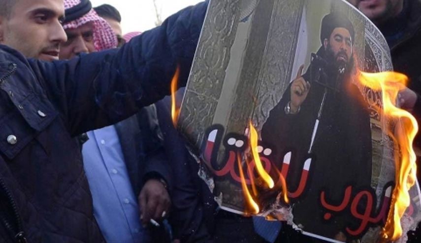 آتش، انتقام مردم موصل را از «ام داعش» آزارگر گرفت