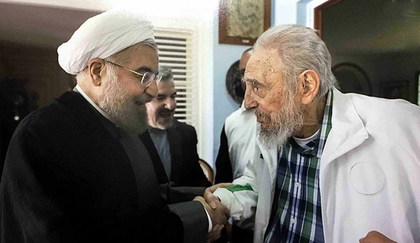 روحاني - كاسترو: ايران وكوبا رمز للمقاومة امام اشد اجراءات الحظر