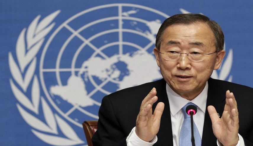 بان كي مون يطالب بـ”وقف القتال” في سوريا في افتتاح الجمعية العامة للامم المتحدة