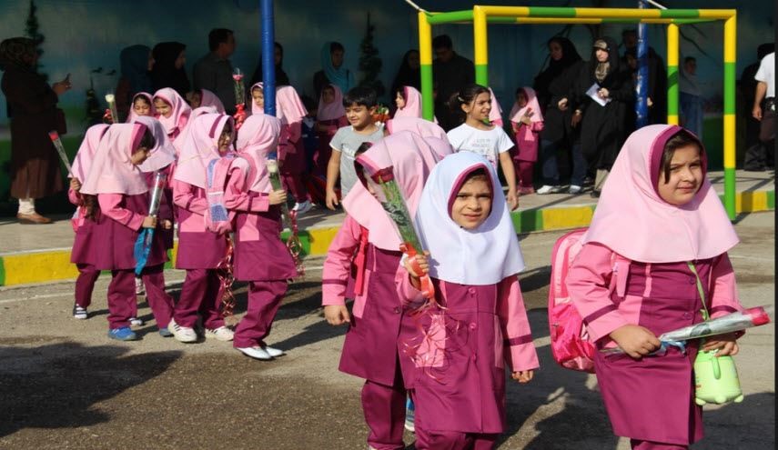 1.4 مليون تلميذ جديد يتوجهون الى المدارس في ايران غدا