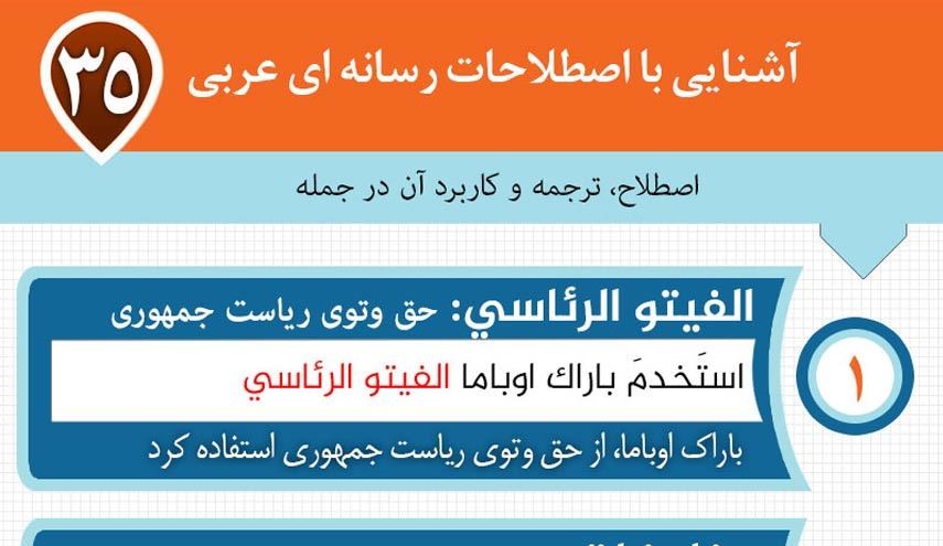 جدیدترین اصطلاحات رسانه‌ای عربی -درس 35