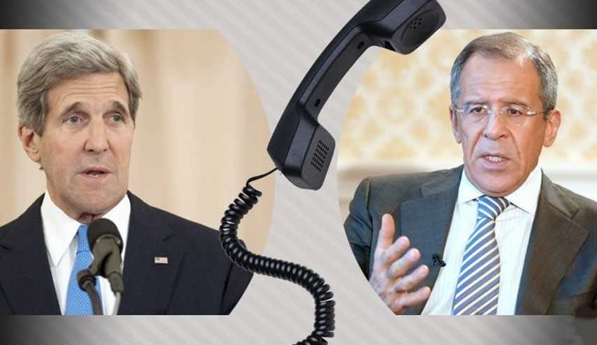 كيري يتصل هاتفيا بلافروف لبحث الازمة السورية