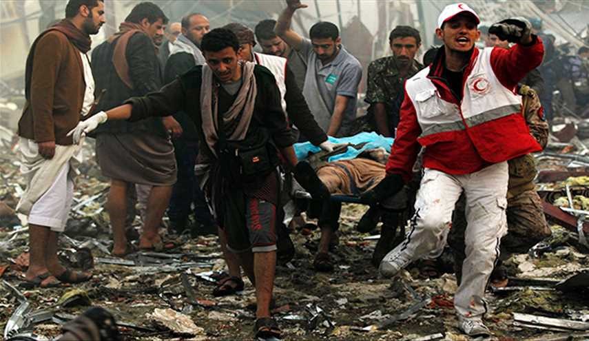 اكثر من 140 شهيدا و550 جريحا بالمجزرة السعودية في صنعاء
