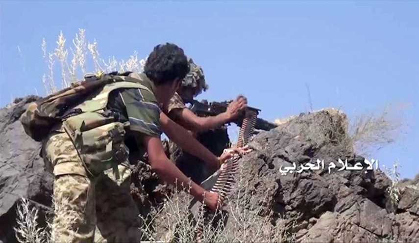 بالصور؛ القوات اليمنية تصد زحفا سعوديا باتجاه جبل الدود