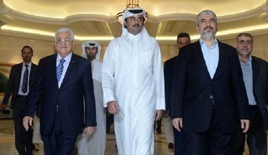 محمود عباس وامير قطر في تركيا لبحث 