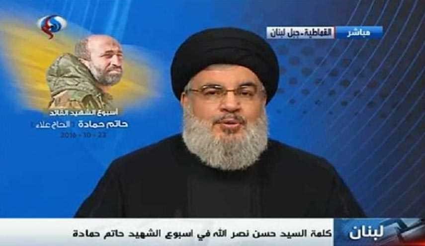 نصرالله زمان بازگشت  حزب الله از سوریه را اعلام کرد