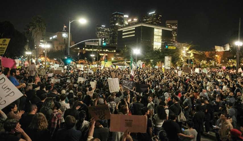 Anti-Trump Protests Continue for 3rd Night in US