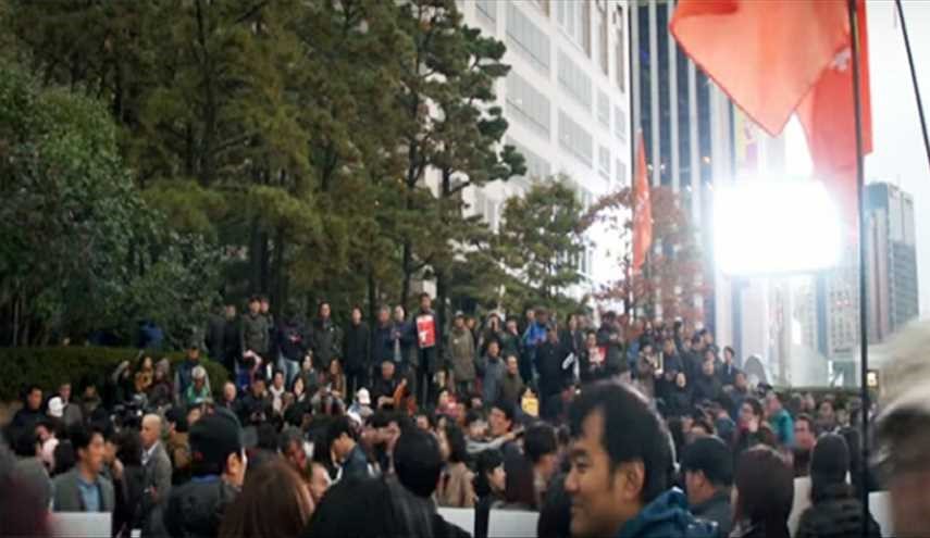 مظاهرات حاشدة مناهضة لرئيسة كوريا الجنوبية