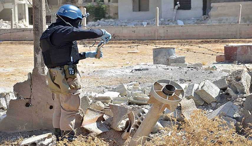 Samples Taken in Al-Nairab Area East of Aleppo Prove Terrorists Used Shells Containing Toxic Gases