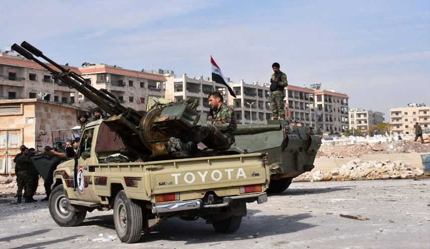Syrian Army on Advance Towards Aleppo's North, Terrorists Sustaining Losses