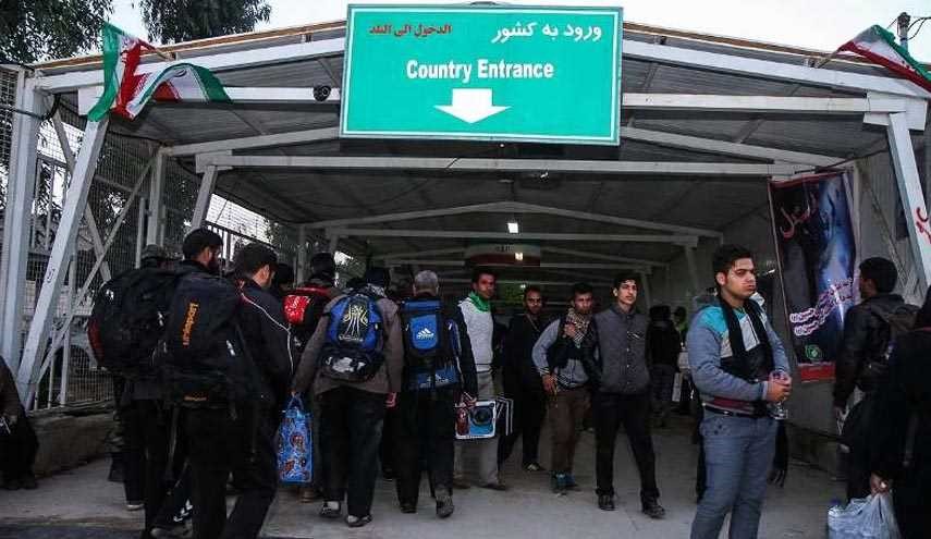 عودة أكثر من مليون ومائة الف زائر ايراني الى البلاد