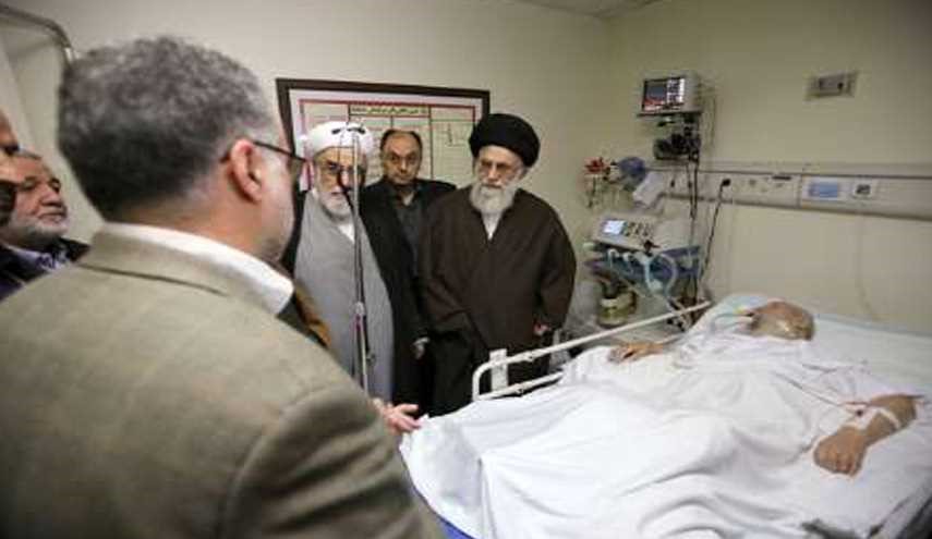 Iran Supreme Leader Visits Ayatollah Mousavi Ardebili in Hospital