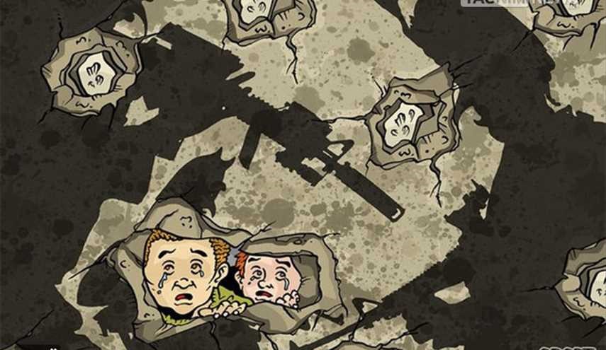 جنگ بی پایان در سوریه - کاریکاتور